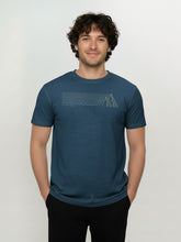 Blue Pine: Funktionales T-Shirt aus Merino-Wolle für Herren [26113]