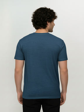 Blue Pine: Funktionales T-Shirt aus Merino-Wolle für Herren [26116]