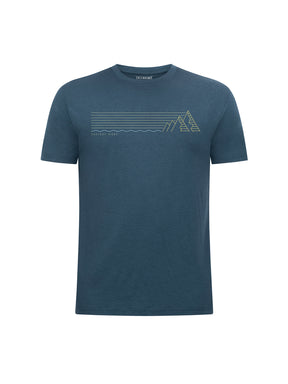 Blue Pine: Funktionales T-Shirt aus Merino-Wolle für Herren [26117]
