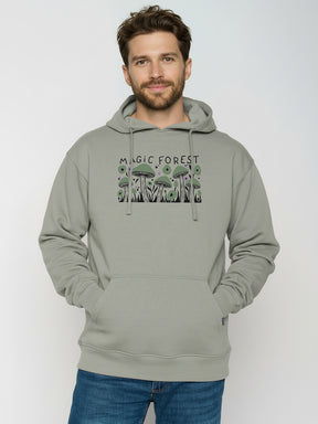 Moos Mint: Gemütlicher Hoodie aus Bio-Baumwolle für Herren [26123]