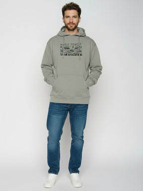 Moos Mint: Gemütlicher Hoodie aus Bio-Baumwolle für Herren [26125]