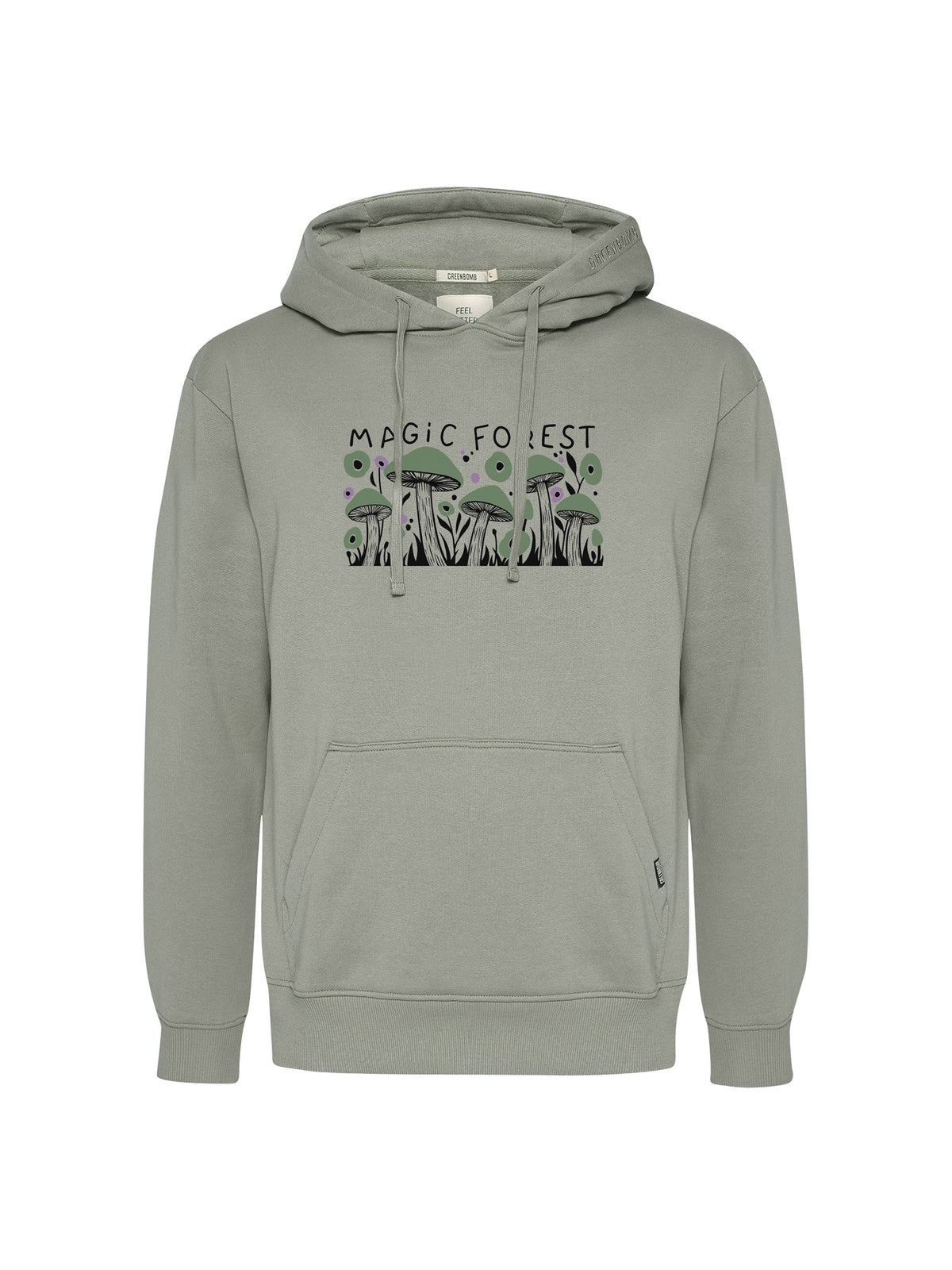 Moos Mint: Gemütlicher Hoodie aus Bio-Baumwolle für Herren [26127]