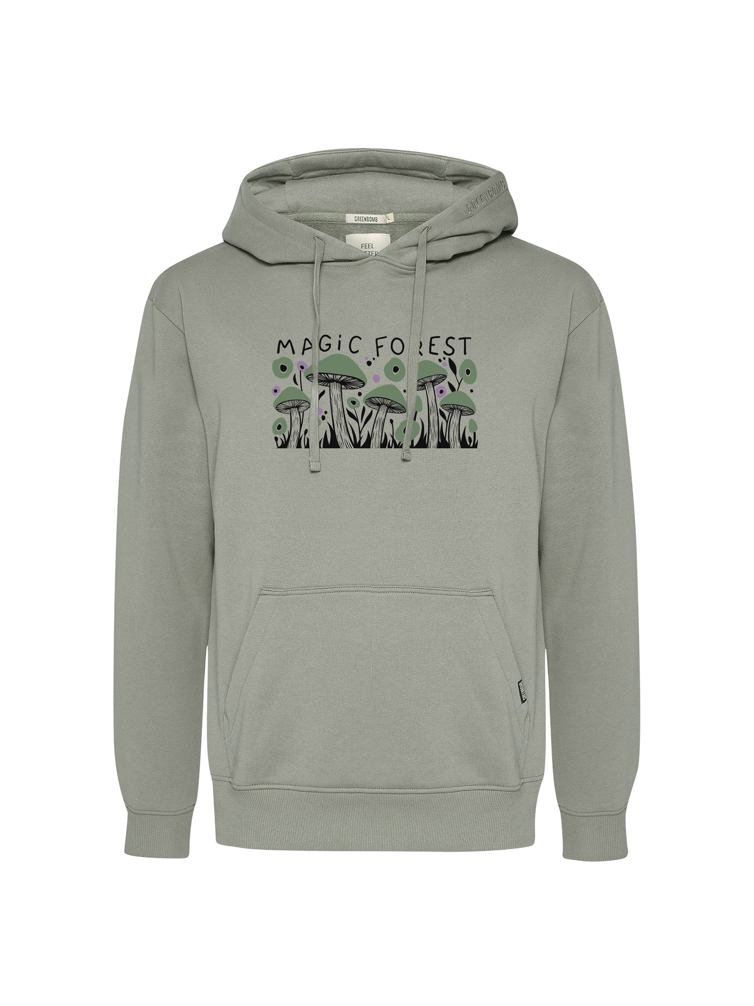 Moos Mint: Gemütlicher Hoodie aus Bio-Baumwolle für Herren [26127]