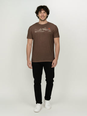 Earth Wood: Funktionales T-Shirt aus Merino-Wolle für Herren [26141]