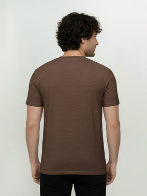 Earth Wood: Funktionales T-Shirt aus Merino-Wolle für Herren [26142]