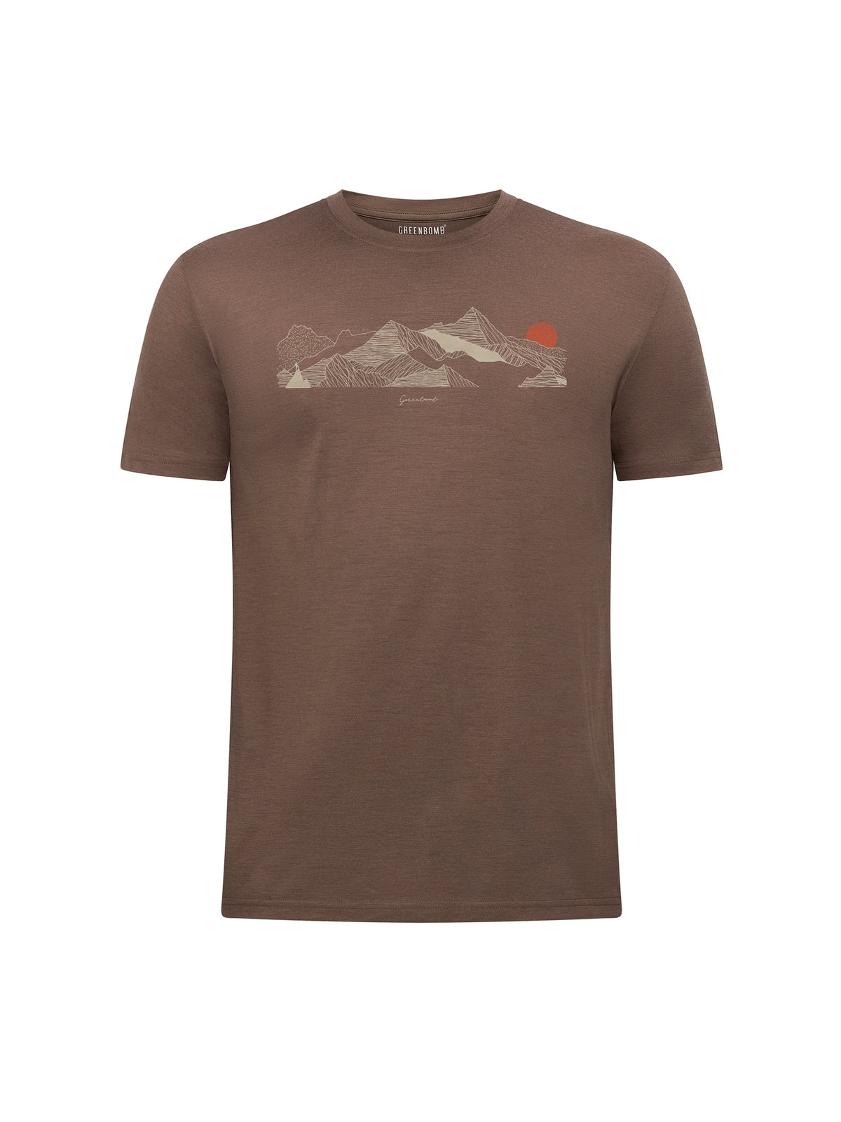 Earth Wood: Funktionales T-Shirt aus Merino-Wolle für Herren [26143]