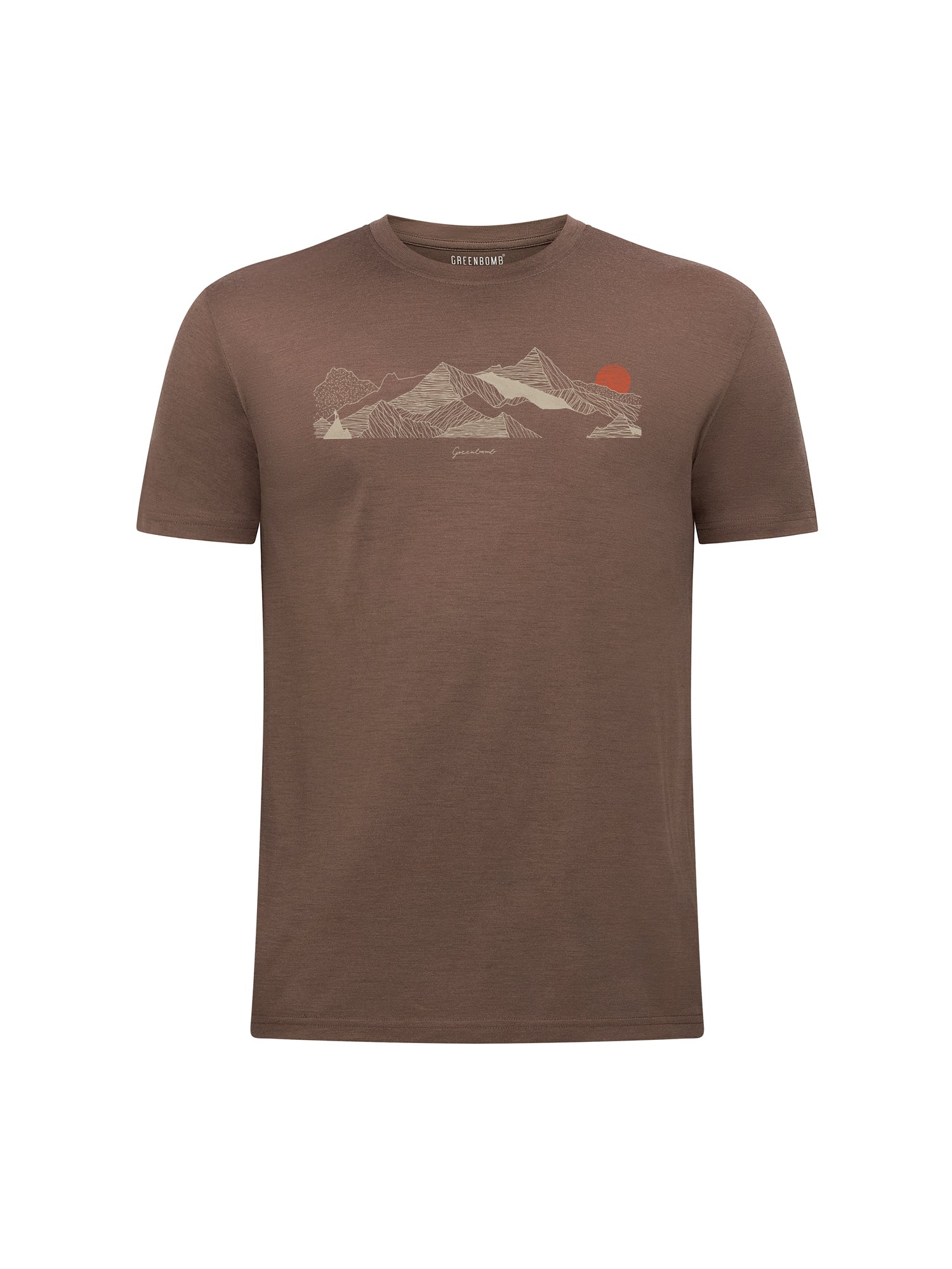 Earth Wood: Funktionales T-Shirt aus Merino-Wolle für Herren [26143]
