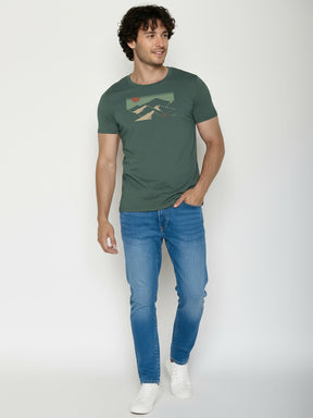 Night Grove: Sportliches T-Shirt aus Bio-Baumwolle für Herren [26161]