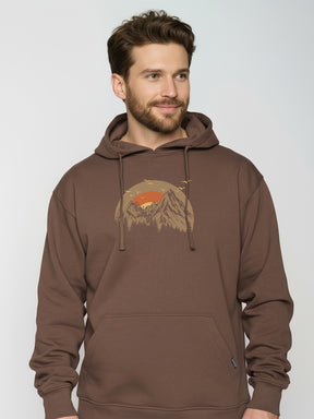 Earth Wood: Gemütlicher Hoodie aus Bio-Baumwolle für Herren [26165]
