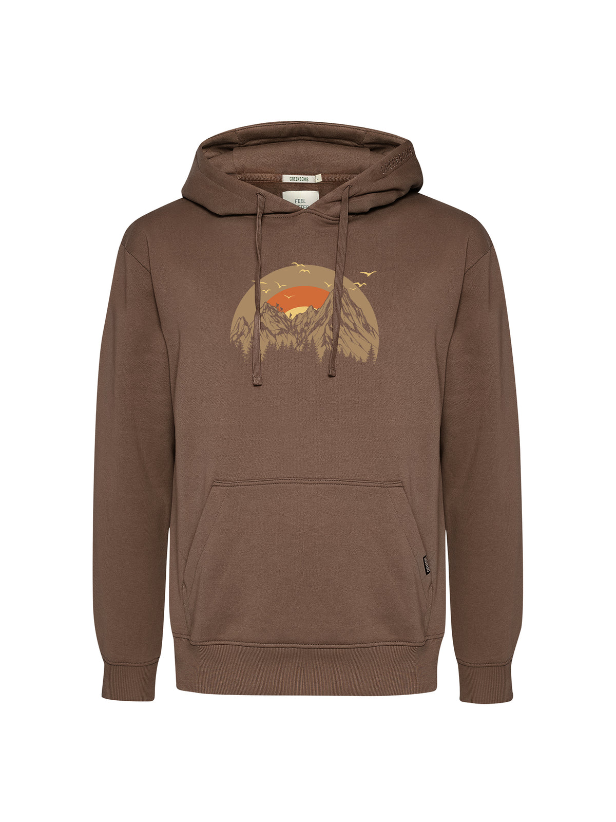 Earth Wood: Gemütlicher Hoodie aus Bio-Baumwolle für Herren [26168]