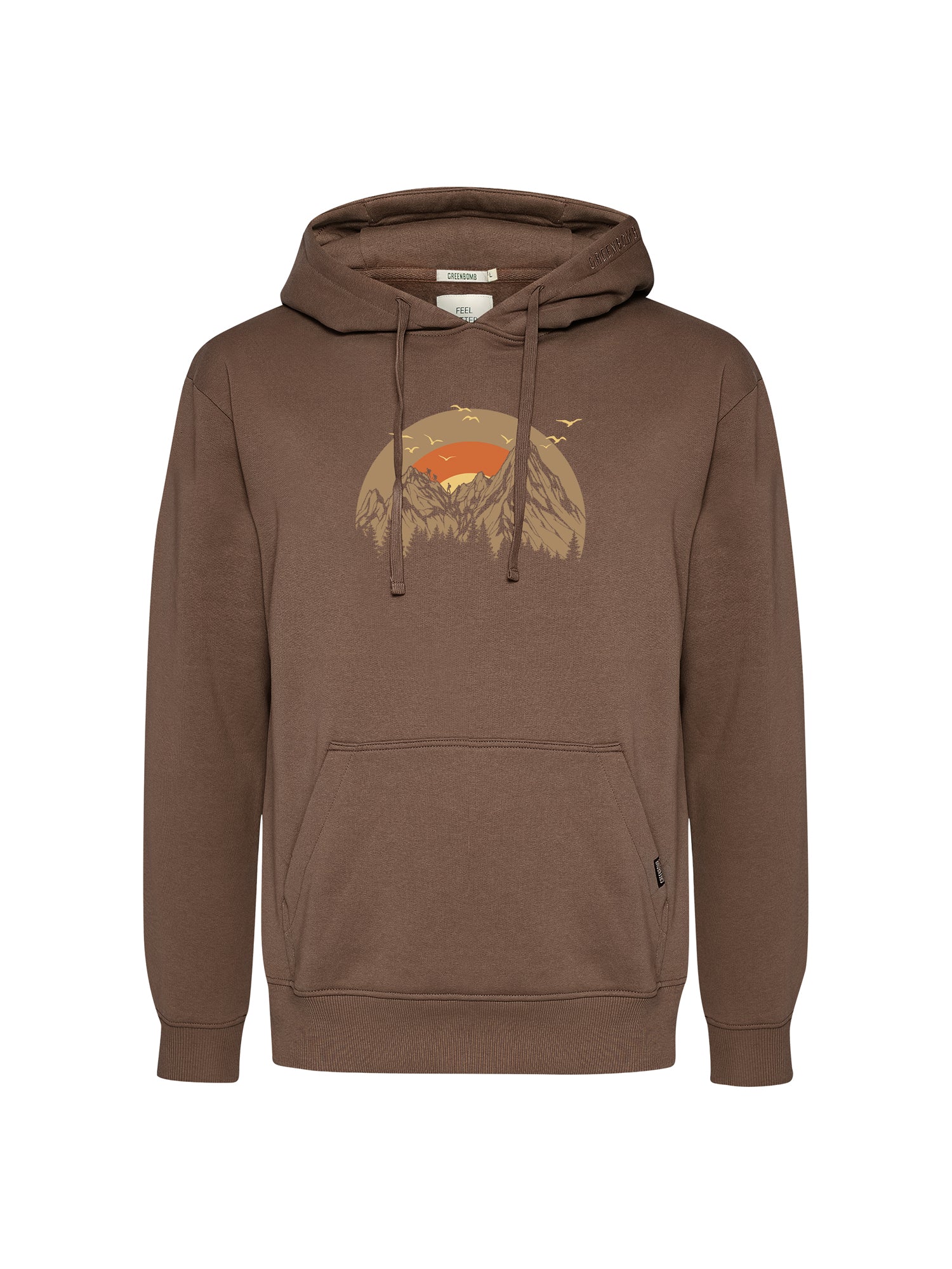 Earth Wood: Gemütlicher Hoodie aus Bio-Baumwolle für Herren [26168]