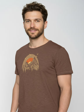 Earth Wood: Sportliches T-Shirt aus Bio-Baumwolle für Herren [26170]