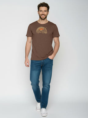 Earth Wood: Sportliches T-Shirt aus Bio-Baumwolle für Herren [26171]