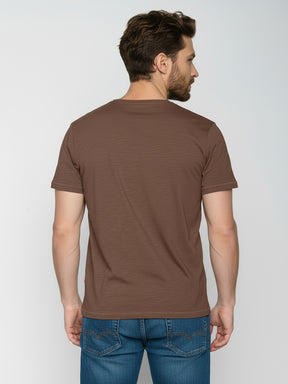 Earth Wood: Sportliches T-Shirt aus Bio-Baumwolle für Herren [26172]