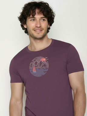 Berry Bark: Sportliches T-Shirt aus Bio-Baumwolle für Herren [26185]