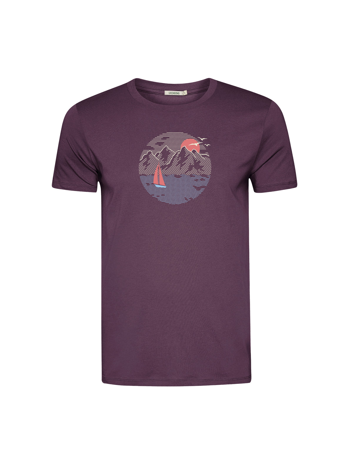 Berry Bark: Sportliches T-Shirt aus Bio-Baumwolle für Herren [26188]
