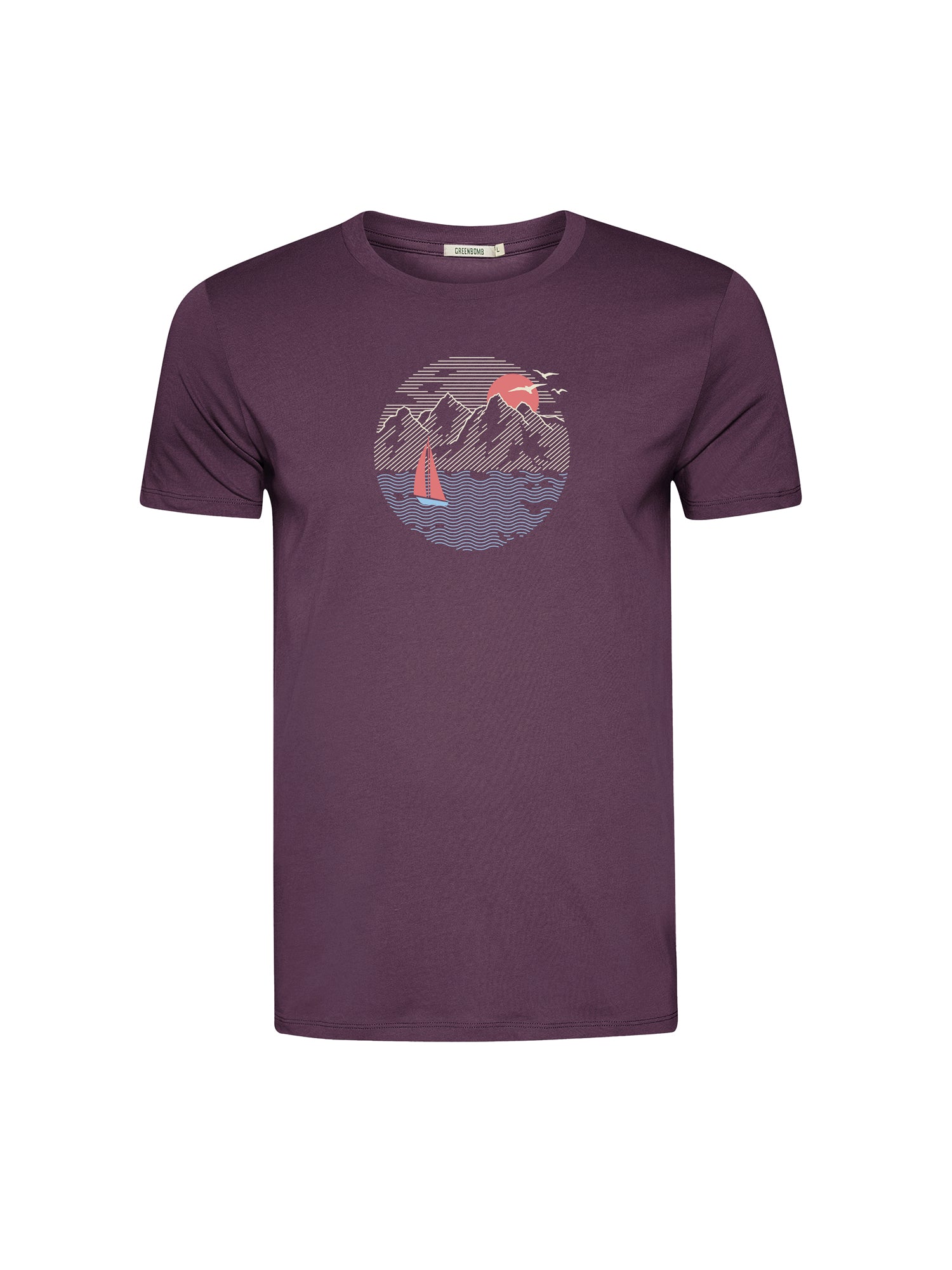 Berry Bark: Sportliches T-Shirt aus Bio-Baumwolle für Herren [26188]