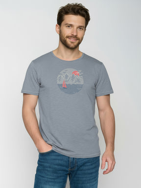 Sea Smoke: Sportliches T-Shirt aus Bio-Baumwolle für Herren [26189]