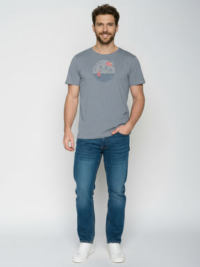 Sea Smoke: Sportliches T-Shirt aus Bio-Baumwolle für Herren [26191]