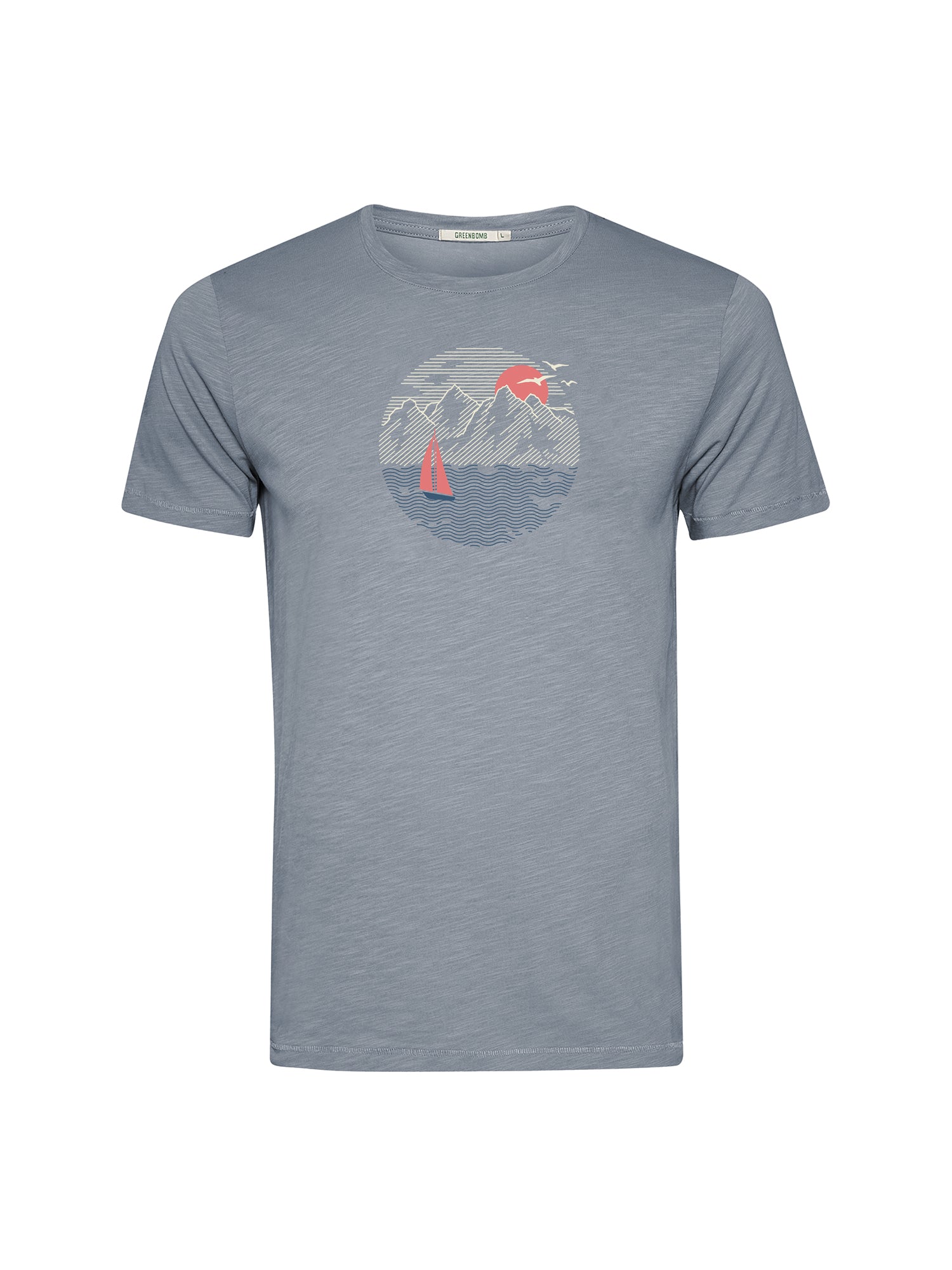 Sea Smoke: Sportliches T-Shirt aus Bio-Baumwolle für Herren [26193]