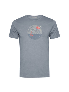 Sea Smoke: Sportliches T-Shirt aus Bio-Baumwolle für Herren [26193]