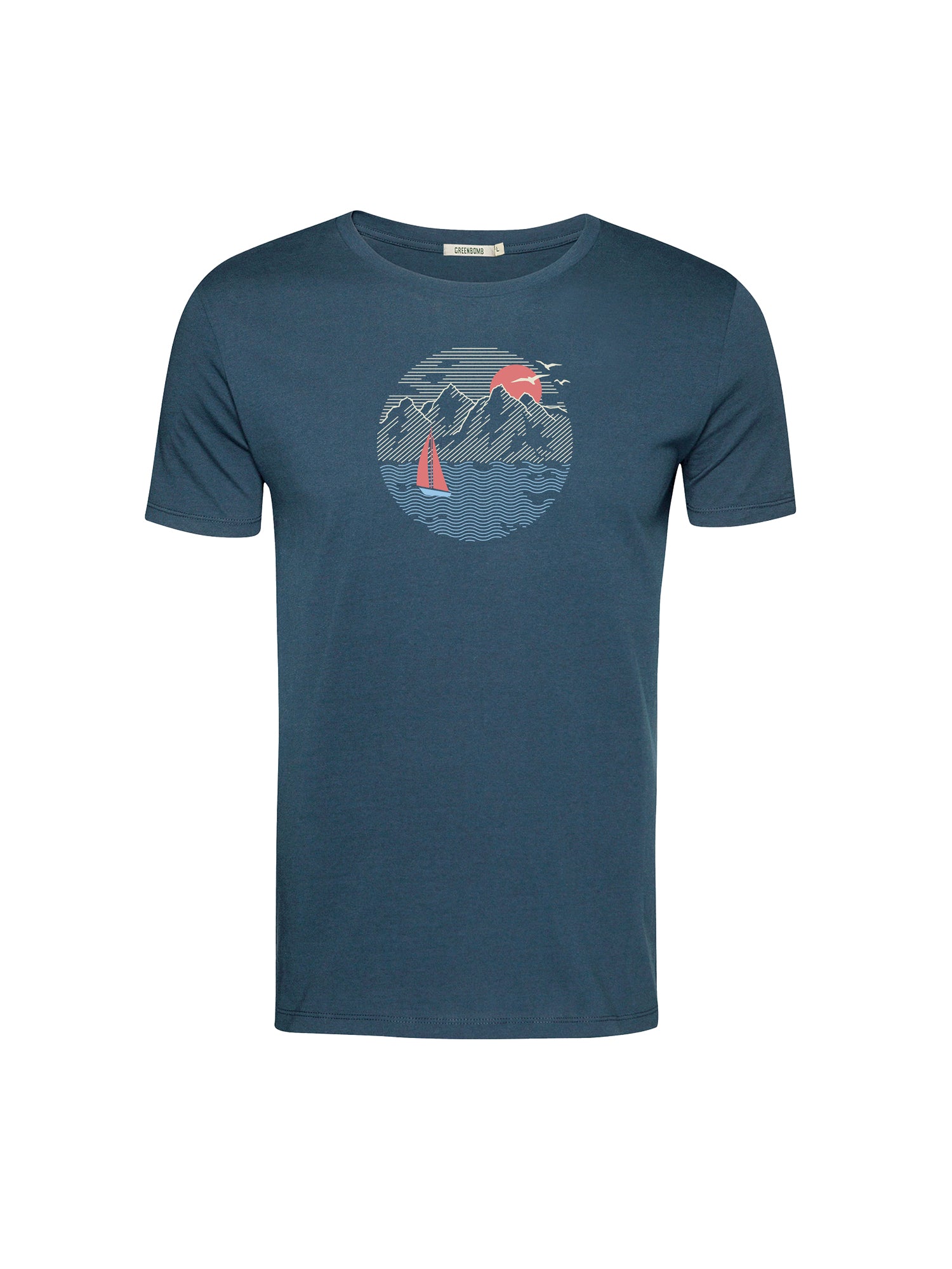 Blue Pine: Sportliches T-Shirt aus Bio-Baumwolle für Herren [26198]
