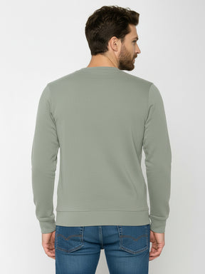 Moos Mint: Gemütliches Sweatshirt aus Bio-Baumwolle für Herren [26222]