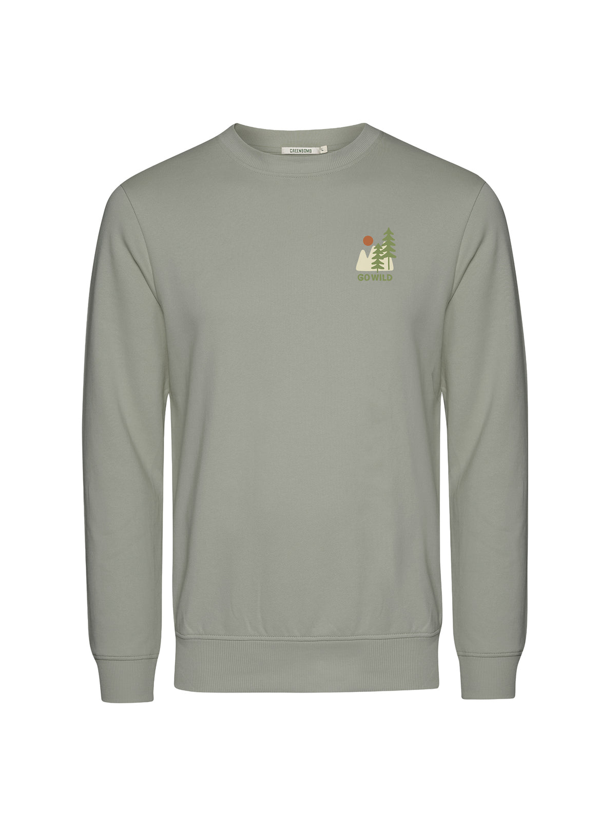 Moos Mint: Gemütliches Sweatshirt aus Bio-Baumwolle für Herren [26223]