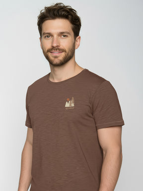 Earth Wood: Sportliches T-Shirt aus Bio-Baumwolle für Herren [26225]