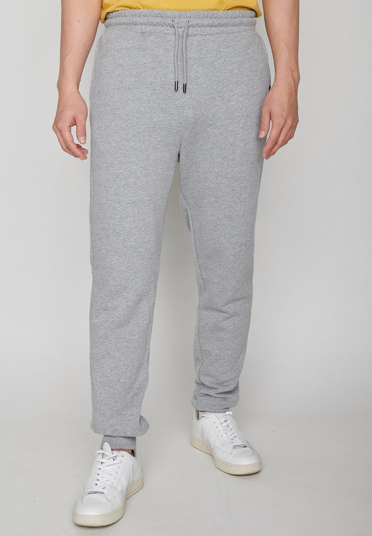 Heather Grey: Gemütliche Jogginghose aus Bio-Baumwolle für Herren [2355]