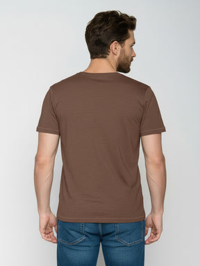 Earth Wood: Sportliches T-Shirt aus Bio-Baumwolle für Herren [26227]