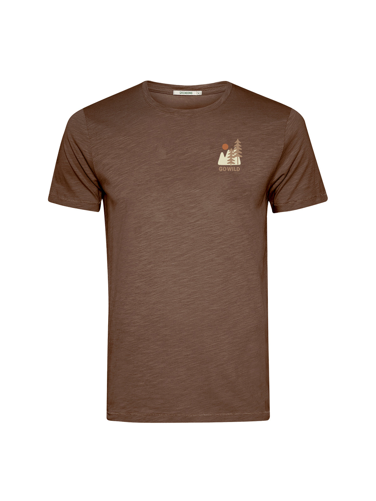 Earth Wood: Sportliches T-Shirt aus Bio-Baumwolle für Herren [26228]