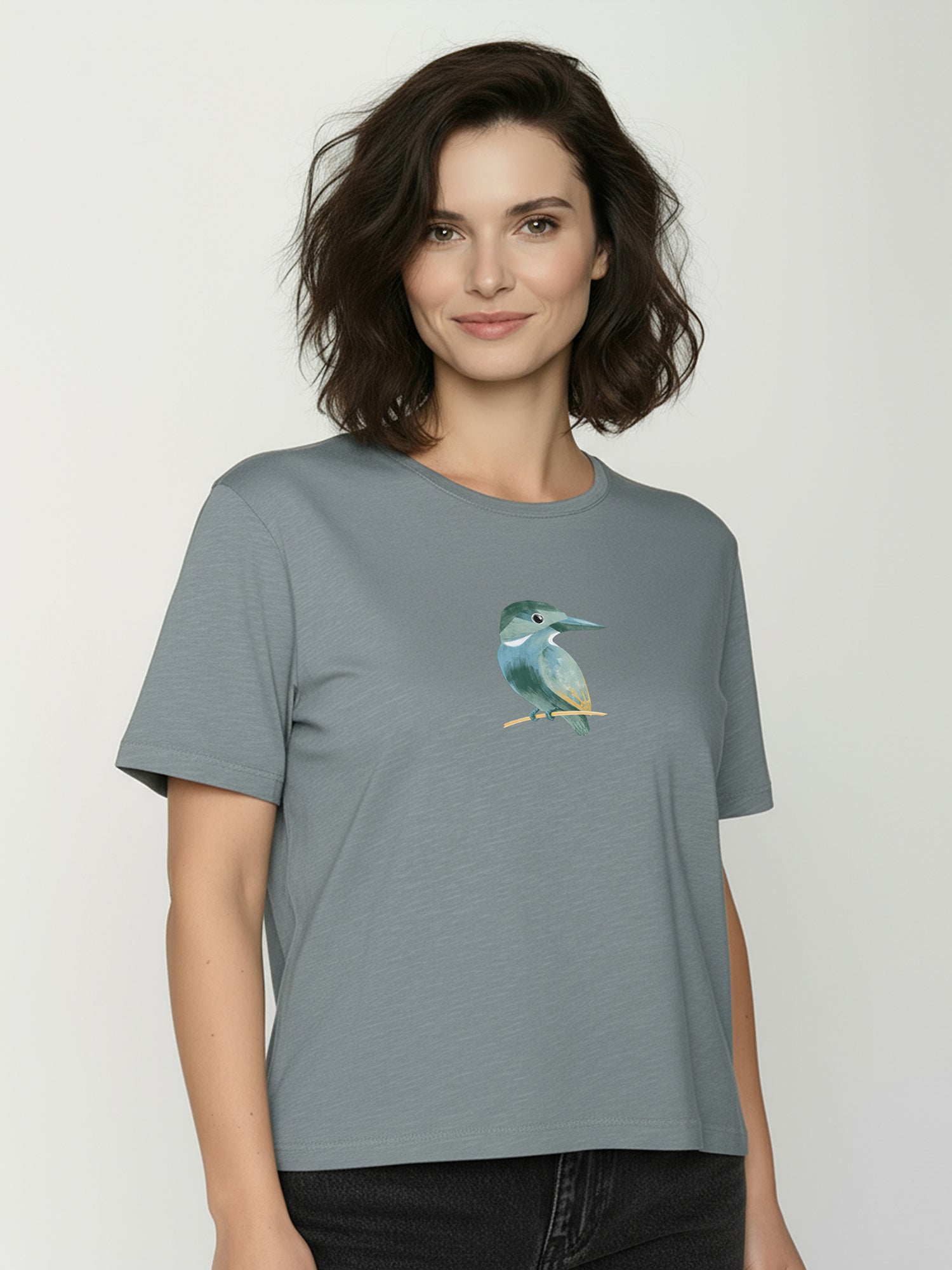 Fogstone: Kastiges T-Shirt aus Bio-Baumwolle für Damen [26245]