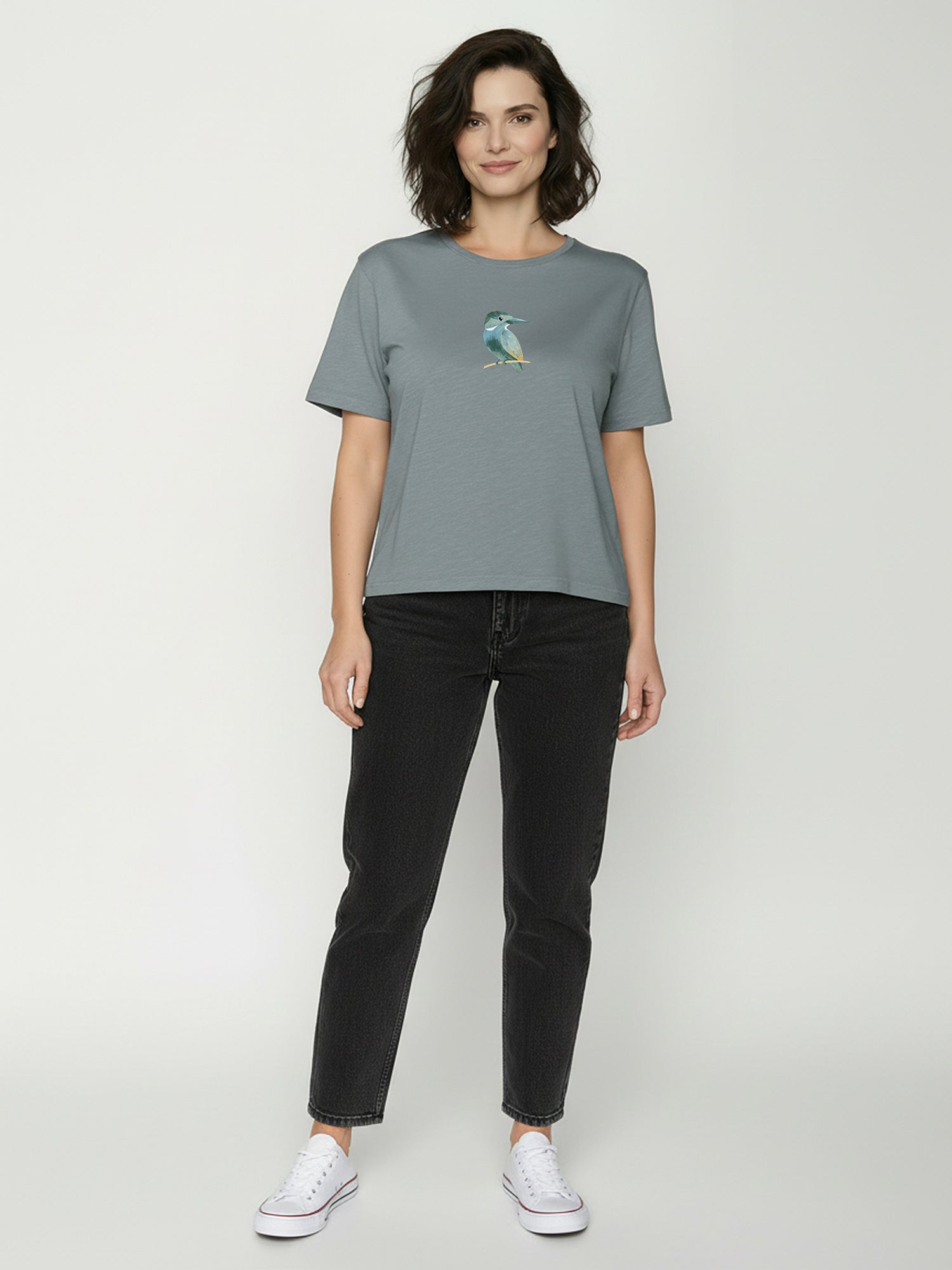 Fogstone: Kastiges T-Shirt aus Bio-Baumwolle für Damen [26246]
