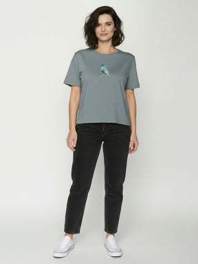 Fogstone: Kastiges T-Shirt aus Bio-Baumwolle für Damen [26246]