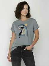 Fogstone: Sportliches T-Shirt aus Bio-Baumwolle mit Rollup Sleeve für Damen [26259]