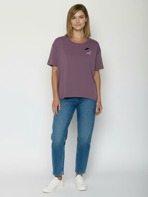 Moorberry: Lässiges T-Shirt aus Bio-Baumwoll-Mix für Damen [26271]