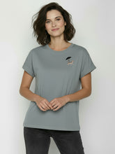 Fogstone: Sportliches T-Shirt aus Bio-Baumwolle mit Rollup Sleeve für Damen [26274]