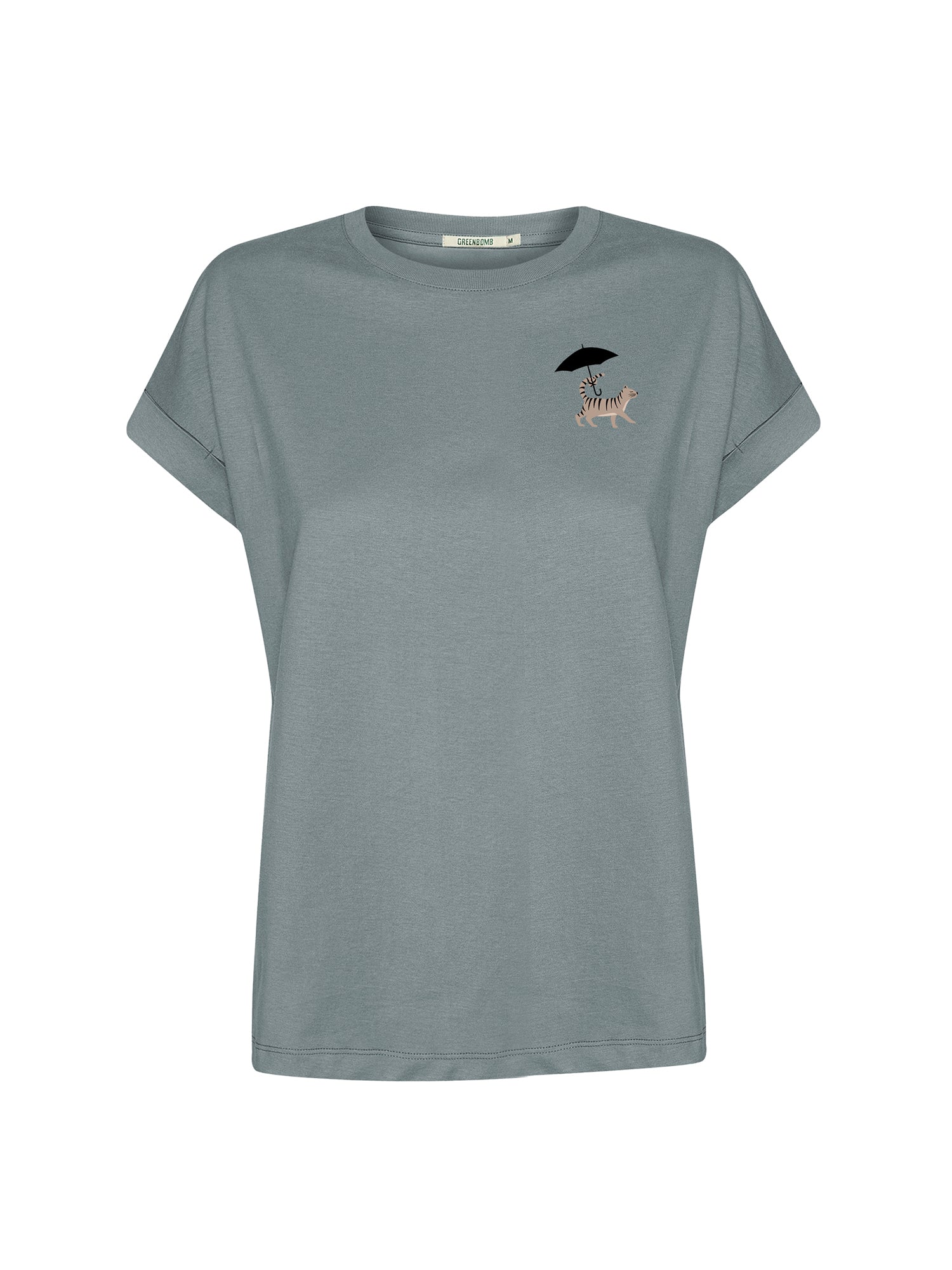 Fogstone: Sportliches T-Shirt aus Bio-Baumwolle mit Rollup Sleeve für Damen [26278]