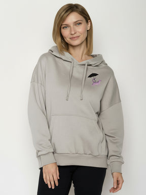 Sandstone: Lässiger Hoodie aus Bio-Baumwolle für Damen [26279]