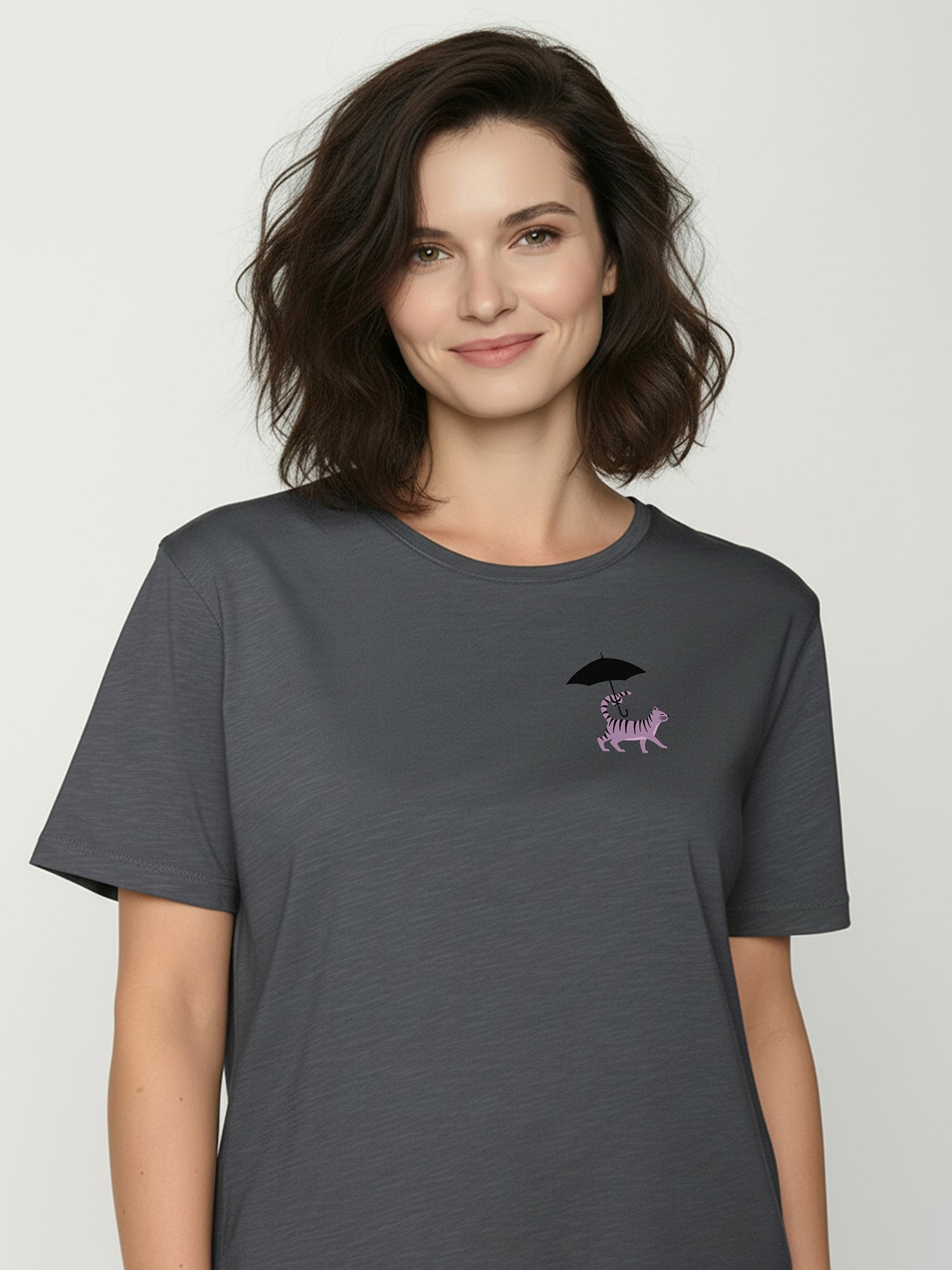 Gravel: Kastiges T-Shirt aus Bio-Baumwolle für Damen [26285]