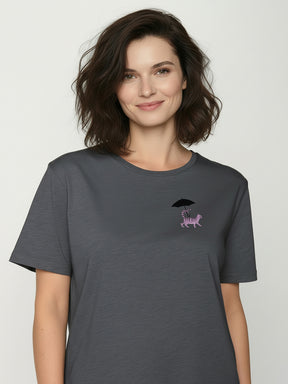 Gravel: Kastiges T-Shirt aus Bio-Baumwolle für Damen [26285]