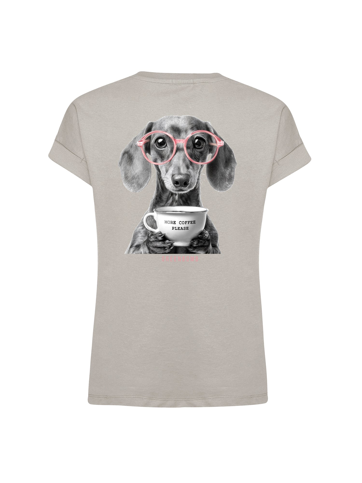 Sandstone: Sportliches T-Shirt aus Bio-Baumwolle mit Rollup Sleeve für Damen [26293]
