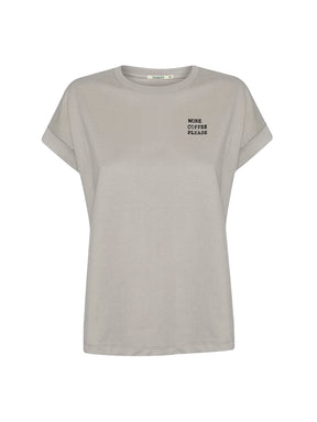 Sandstone: Sportliches T-Shirt aus Bio-Baumwolle mit Rollup Sleeve für Damen [26294]