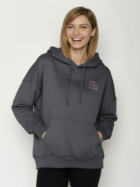 Gravel: Lässiger Hoodie aus Bio-Baumwolle für Damen [26295]