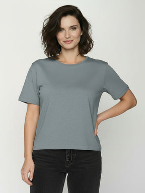 Fogstone: Kastiges T-Shirt aus Bio-Baumwolle für Damen [26326]
