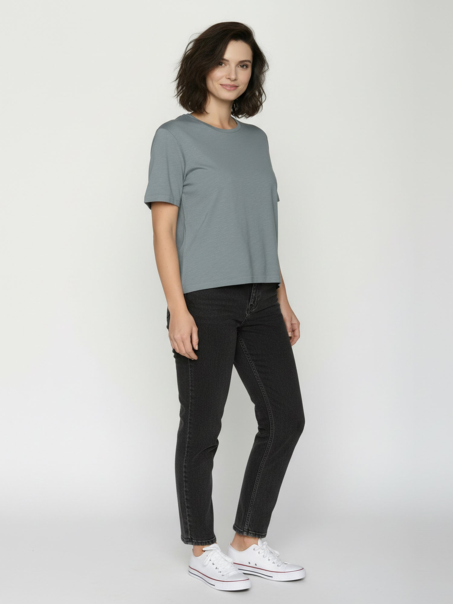 Fogstone: Kastiges T-Shirt aus Bio-Baumwolle für Damen [26328]