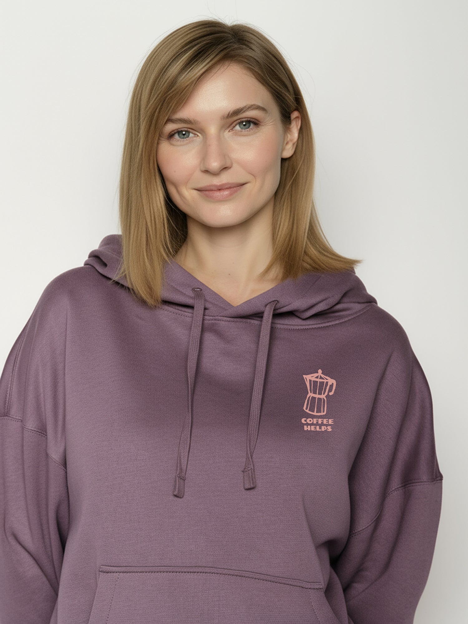 Moorberry: Lässiger Hoodie aus Bio-Baumwolle für Damen [26339]