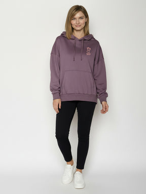 Moorberry: Lässiger Hoodie aus Bio-Baumwolle für Damen [26340]