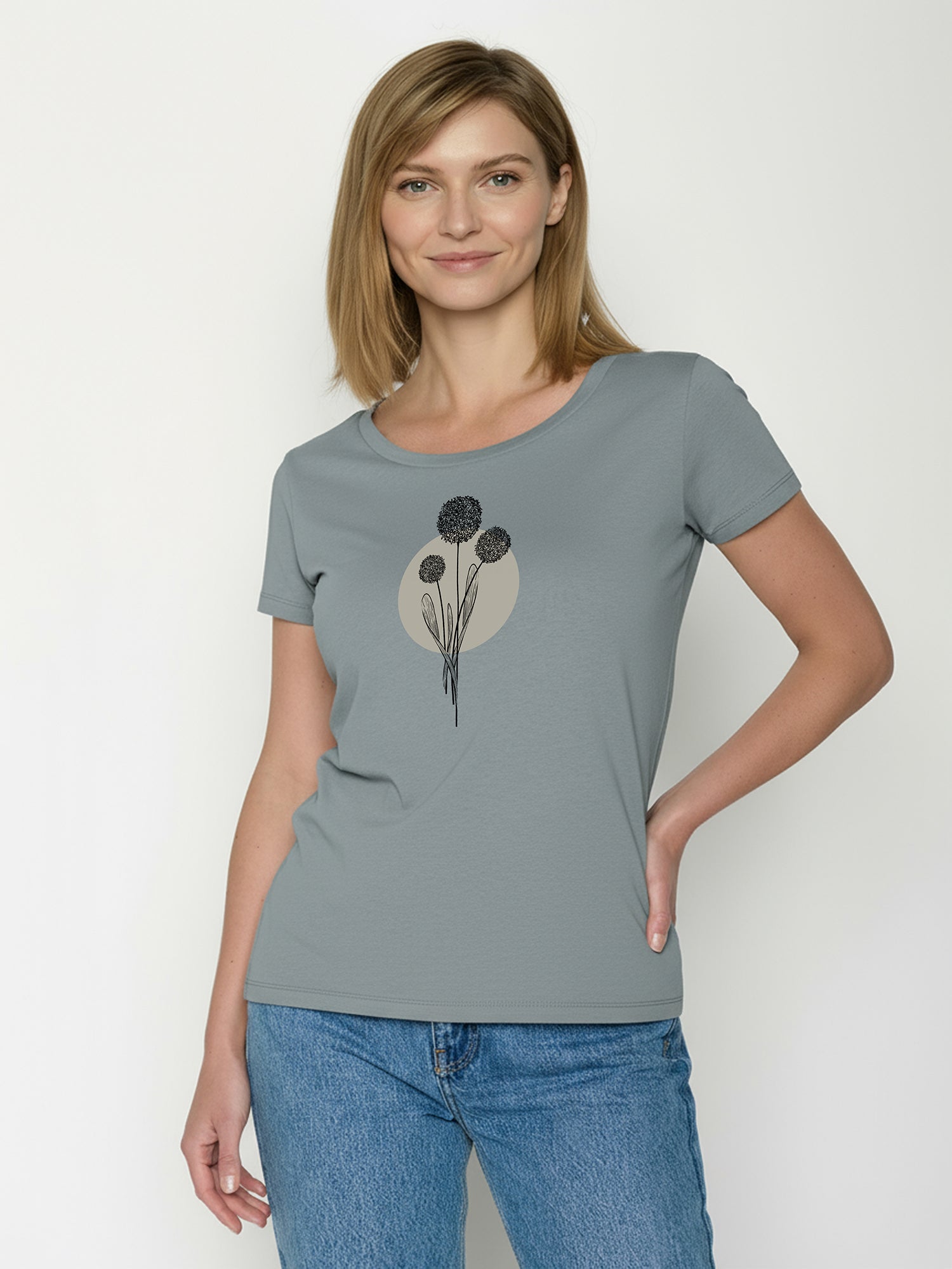 Fogstone: Sportliches T-Shirt aus Bio-Baumwolle für Damen [26349]